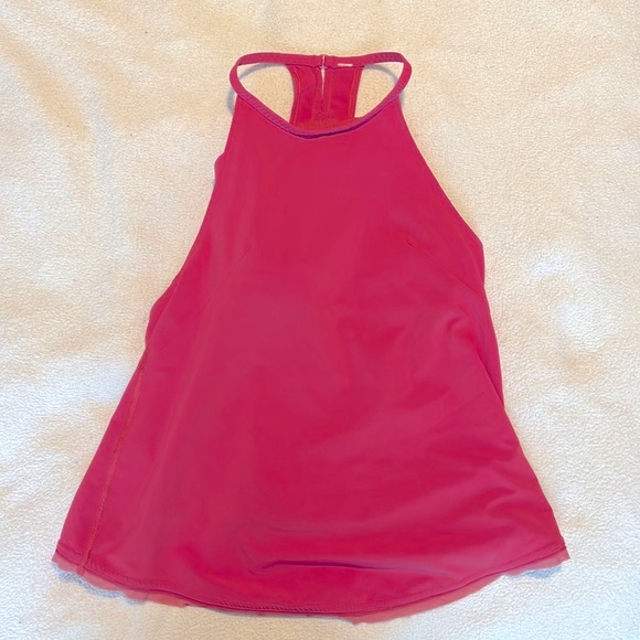 Lululemon free spirit halter workout tank with built in bra and open back tie - Picture 6 of 7